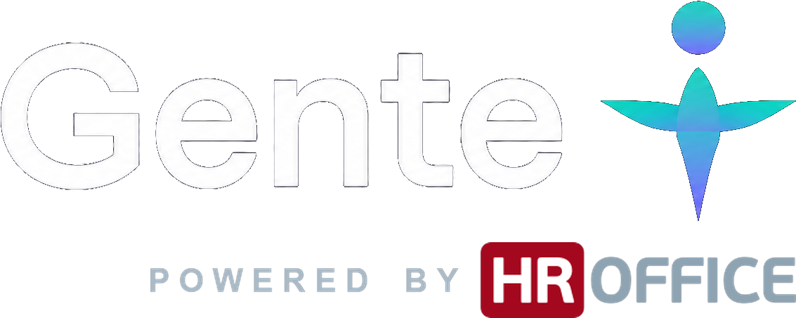 Logo Gente+ — powered by HR Office